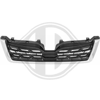 Kuva DIEDERICHS 6243041 Etusäleikkö Kromi/musta SUBARU: Forester IV