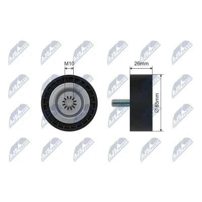 Kuva Kiristysrulla, moniurahihna DODGE, INFINITI, JEEP, MERCEDES BENZ OE 117 50H G0 0A, 6 8027 647AA, 68027647AA