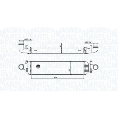 Kuva MAGNETI MARELLI 351319205420 Välijäähdytin