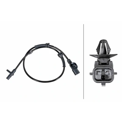 Kuva HELLA 6PU 358 252 141 ABS anturi johdon kiinnikkeet Hall 2 napaa 685mm NISSAN: Qashqai II (J11) 1.6 dCi, 2.0, DIG T, 1.3 1.7 dCi