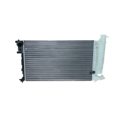 Kuva NRF 50419 Jäähdytin Alumiini 610 378 34 Jäähdytysrivat mekaan. kiinnitetyt PEUGEOT: 306 Hatchback, Sedan