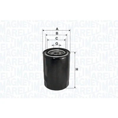Kuva MAGNETI MARELLI 153071762446 Öljynsuodatin UNF 3/4&quot; 16 Ruuvattava suodatin VOLKSWAGEN: GOLF 3, Passat B5 Sedan, Variant, AUDI: A6 C5 Avant