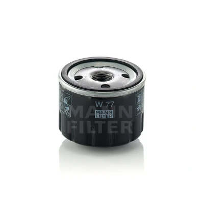 Kuva MANN FILTER W 77 Öljynsuodatin 3/4 16 UNF yhdellä peruutuksenestoventtiilillä Ruuvattava suodatin RENAULT: 5 Hatchback, 12 Sedan