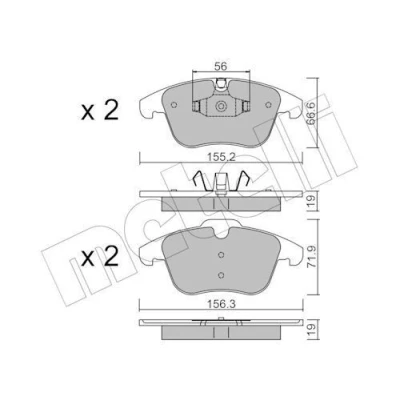 Kuva Jarrupalasarja, levyjarru METELLI 22 0675 4