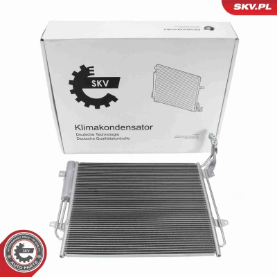 Kuva ESEN SKV 86SKV065 Ilmastoinnin Lauhdutin Vedenerottimella Alumiini 602mm