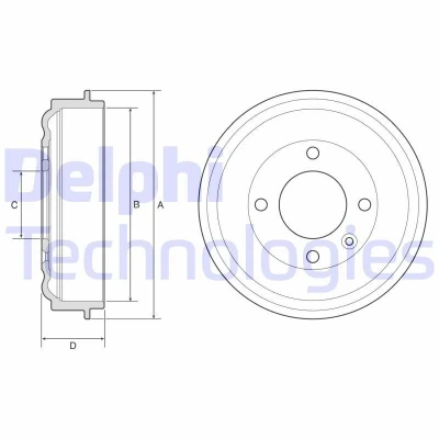 Kuva Jarrurumpu DELPHI BF638
