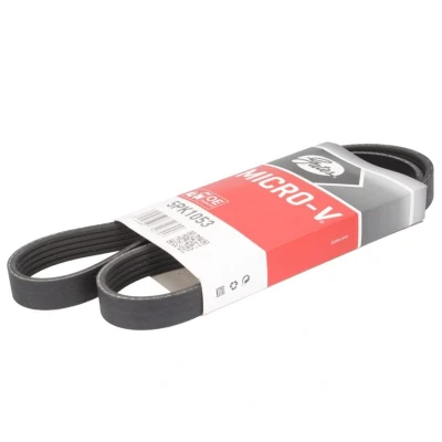 Kuva GATES Micro V 5PK1053 Moniurahihna 1053 5 Polyesteri, EPDM (eteenipropeeni dieeni kumi) TOYOTA: Corolla VIII Sedan, FX Hatchback