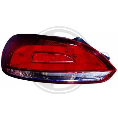 Kuva DIEDERICHS Priority Parts 2251090 Takavalot Oikea Lampun kannalla VOLKSWAGEN: Scirocco III