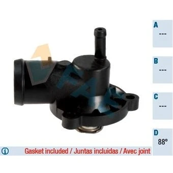 Kuva Termostaatti, jäähdytysneste SKODA, VW OE 007 072 211 A, 047 121 111 D, E