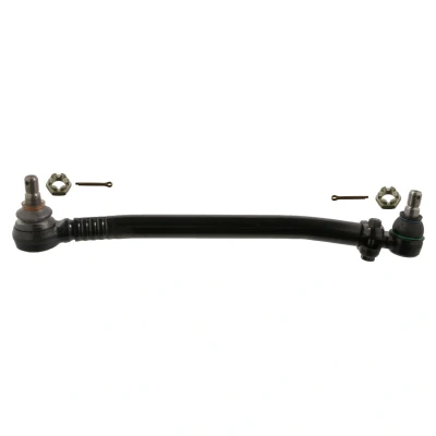Kuva FEBI BILSTEIN 39597 Ohjaustanko Etuakseli kruunumutterilla MERCEDES BENZ: T2/LN1 Flatbed Kuorma auto/Alusta