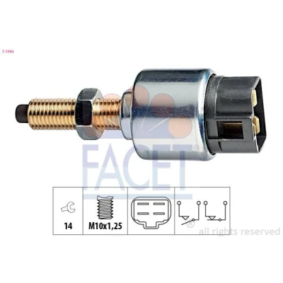 Kuva FACET 7.1044 Jarruvalokytkin Mekaaninen M10x1,25 Made in Italy OE Equivalent KIA: SORENTO 1