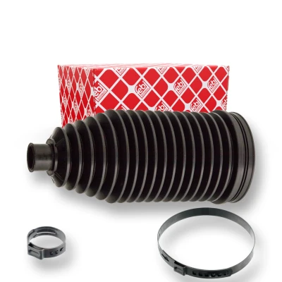 Kuva FEBI BILSTEIN 103002 Paljekumisarja, Ohjaus Thermoplast Etuakseli, vasen, oikea Kuorilla