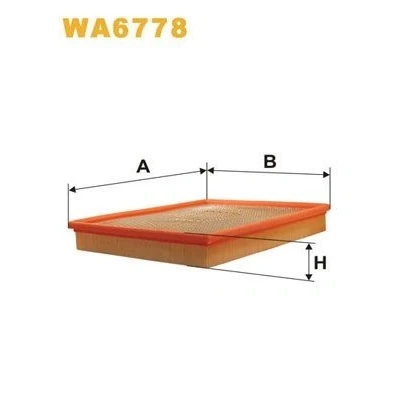 Kuva WIX FILTERS WA6778 Ilmansuodatin 41mm 235mm 291mm Suodatinpanos OPEL: Astra G CC, Caravan, Sedan