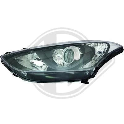 Kuva DIEDERICHS 6836083 Ajovaloumpio Vasen W5W, PY21W, H7/H7/H7 kromi HYUNDAI: i30 II Farmari