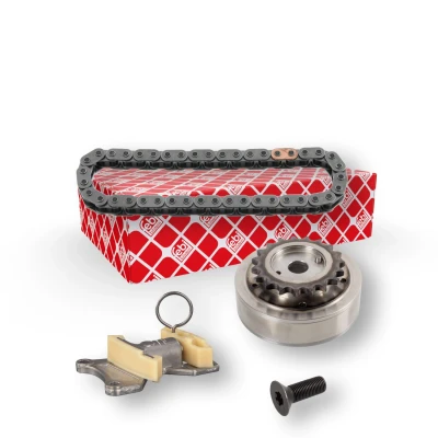 Kuva FEBI BILSTEIN 173663 Jakoketjusarja Yksinkertainen, Ketju koteloitu VOLKSWAGEN: Golf 5, Passat B6 Variant, Scirocco III, AUDI: A6 C6 Avant
