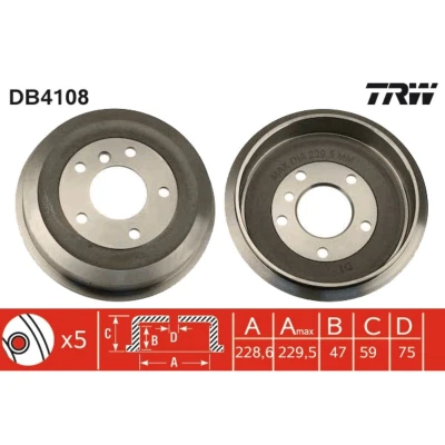 Kuva TRW DB4108 Jarrurumpu