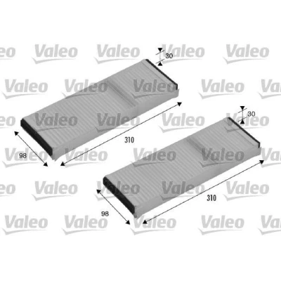 Kuva VALEO CLIMFILTER COMFORT 715500 Raitisilmasuodatin Hiukkassuodatin 309, 310, 310 99 30 AUDI: A6 C6 Sedan, Avant, Allroad