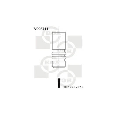 Kuva Pakoventtiili ford fiesta v, vi, van fusion OE 0949.B1, 1145932, 1152190