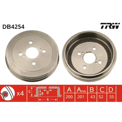 Kuva TRW DB4254 Jarrurumpu