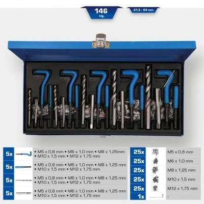 Kuva KS TOOLS BT541150 Kierreleikkaustyökalusarja 146, 131