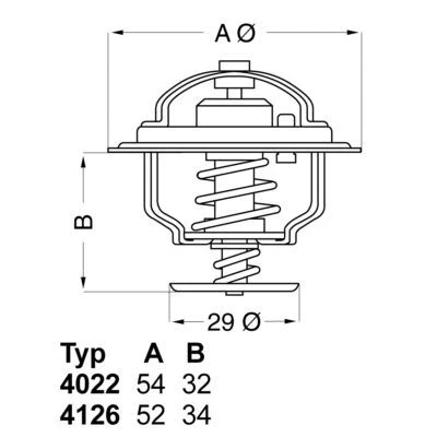 Kuva WAHLER 4126.88 Termostaatti 88 DAIHATSU: CHARADE 3