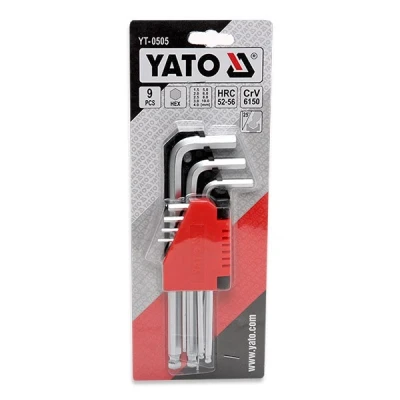 Kuva YATO YT 0505 Kulmaruuviväänninsarja Kromi vanadium teräs 9