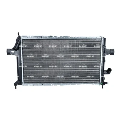 Kuva NRF 506616A Jäähdytin Alumiini 600 366 42 Jäähdytysrivat mekaan. kiinnitetyt OPEL: Astra G Caravan, CC, Zafira B
