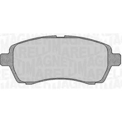 Kuva MAGNETI MARELLI 363916060254 Jarrupalat FORD: FIESTA 6, 6 Van