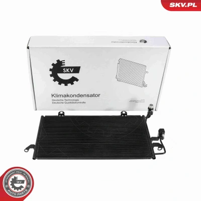 Kuva ESEN SKV 86SKV371 Ilmastoinnin Lauhdutin ilman vedenerotinta Alumiini 654mm AUDI: Coupe B3