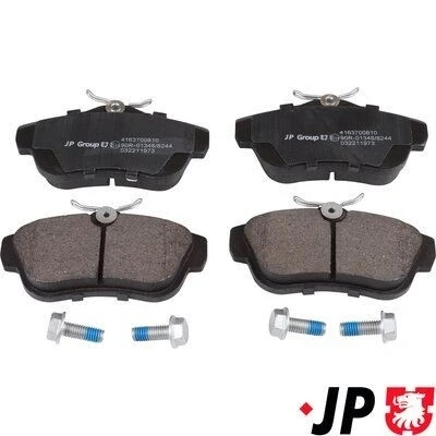 Kuva JP GROUP 4163700810 Jarrupalat Taka akseli Ei kulumisenilmaisimelle CITROËN: Jumpy II MPV, Van, PEUGEOT: Expert Tepee