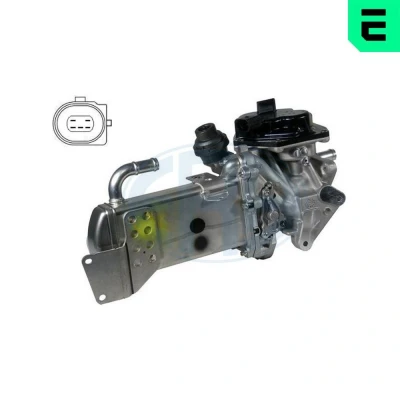 Kuva ERA 555116 EGR Moduli (Pakokaasukierrätys) Ilman tiivisteitä, Pakokaasukierrätys jäähdyttimellä AUDI: A4 B8 Sedan, Avant