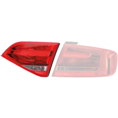 Kuva HELLA 2TZ 009 687 111 Takavalot Vasen Sisä osa P21W, W16W 12 Lasinkirkas, Punainen polttimoilla Lampun kannalla AUDI: A4 B8 Sedan
