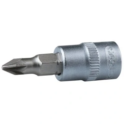 Kuva KS TOOLS 911.1401 Hylsyavain DIN3120, ISO1174 PZ1 Kromi vanadium teräs Pozidriv (PZ) pyälletty