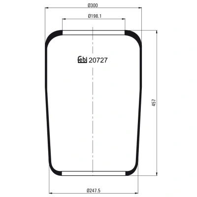Kuva FEBI BILSTEIN 20727 Metallipalje, ilmajousitus