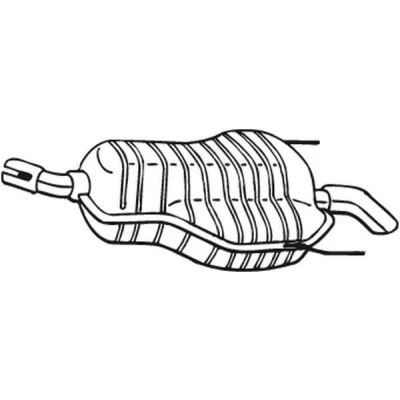 Kuva BOSAL 185 489 Takaäänenvaimennin
