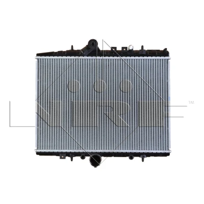 Kuva NRF EASY FIT 58351 Jäähdytin Alumiini 554 380 34 Tiivisterenkaalla Jäähdytysrivat juotetut PEUGEOT: 406 Sedan