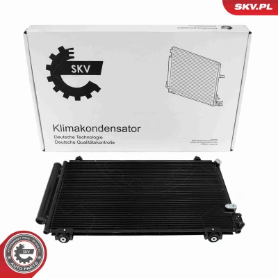 Kuva ESEN SKV 86SKV165 Ilmastoinnin Lauhdutin Vedenerottimella Alumiini 646mm TOYOTA: Avensis II Station Wagon, Sedan