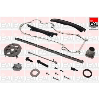 Kuva FAI AutoParts TCK6 15 Jakoketjusarja Tiivisteillä, Hammaspyörillä Yksinkertainen, Niittiketju OPEL: Corsa E Hatchback