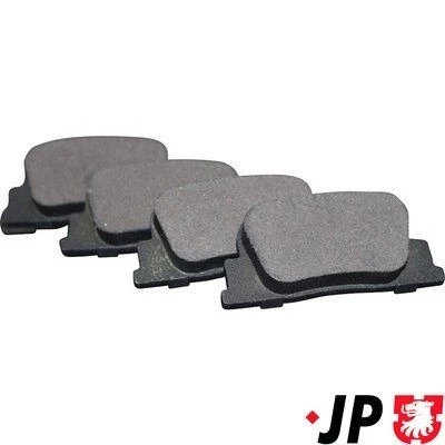 Kuva JP GROUP 4863700610 Jarrupalat Taka akseli Ilman kulumisenilmaisinta TOYOTA: Prius II Liftback, Camry IV Sedan