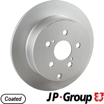 Kuva JP GROUP 4863202100 Jarrulevyt Taka akseli 269 9 5 täysi pinnoitettu TOYOTA: Prius II Liftback, Celica VII Coupe