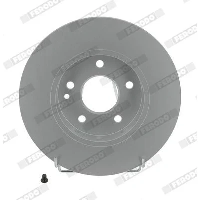 Kuva FERODO PREMIER Coat+ disc DDF540C Jarrulevyt 284 12 5 täysi pinnoitettu Ruuveilla MERCEDES BENZ: C sarja Sedan