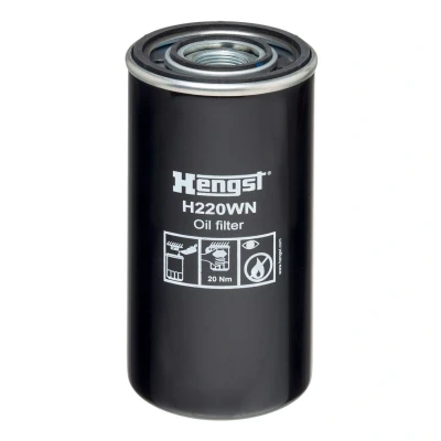 Kuva HENGST FILTER H220WN Öljynsuodatin M30x2 Ruuvattava suodatin