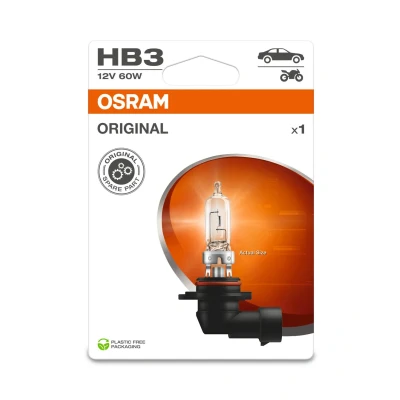 Kuva OSRAM 9005 1BL Polttimo, kaukovalo HB3 12V 60W
