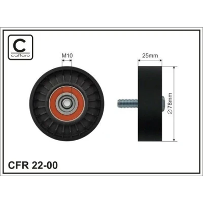Kuva Ohjainrulla, moniurahihna CITROËN, FIAT, LANCIA, PEUGEOT OE 5751 60, 9636640580