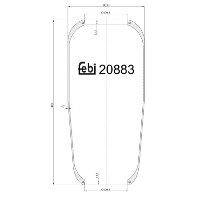Kuva FEBI BILSTEIN 20883 Metallipalje, ilmajousitus