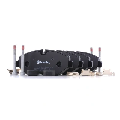 Kuva BREMBO P A6 026 Jarrupalat Kulumisenilmaisemelle Jarrusatulan ruuveilla Tarvikkeilla IVECO: Daily 4 Kasten/Kombi, 6 , V Van / Farmari