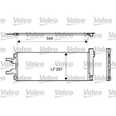 Kuva VALEO 814069 Ilmastoinnin Lauhdutin ilman vedenerotinta Alumiini 288 R 134a FIAT: Ducato III Bussi, Van