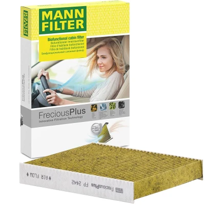 Kuva MANN FILTER FP 2442 Raitisilmasuodatin OPEL: Ampera, Insignia A Sports Tourer, Astra J CHEVROLET: Cruze Farmari, Volt I, Sedan