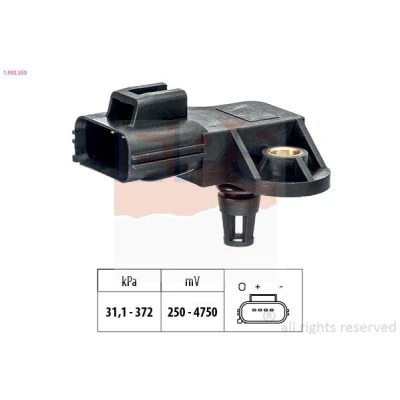 Kuva EPS 1.993.250 Paineilma Anturi, Korkeus Made in Italy OE Equivalent VOLVO: S60 II, V50, V70 3