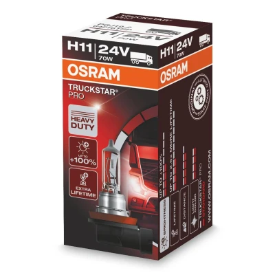 Kuva OSRAM 64216TSP Polttimo, kaukovalo H11 24V 70W 3200K Halogeeni